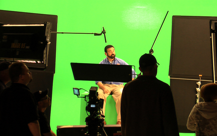 Greenscreen shot for Arm & Hammer featuring Pitchmen's Billy Mays