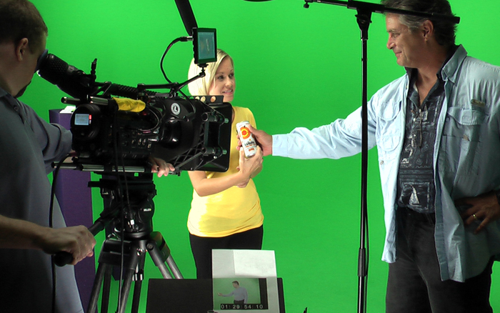 Greenscreen production at CMR Studios for American launch of Frubob All-Natural Fruit Float