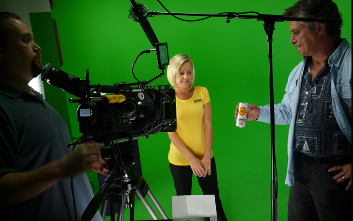 Greenscreen production at CMR Studios for American launch of Frubob All-Natural Fruit Float