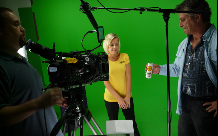 Greenscreen production at CMR Studios for American launch of Frubob All-Natural Fruit Float