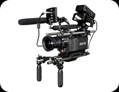 RED One camera in handheld configuration